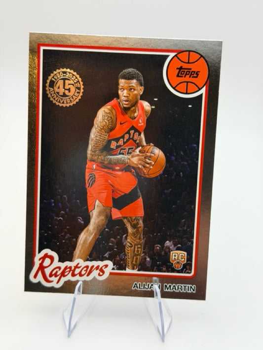 Alijah Martin 2025-26 Topps 1980-81 Topps Basketball #80BK-82 (front);Alijah Martin 2025-26 Topps 1980-81 Topps Basketball #80BK-82 (back)