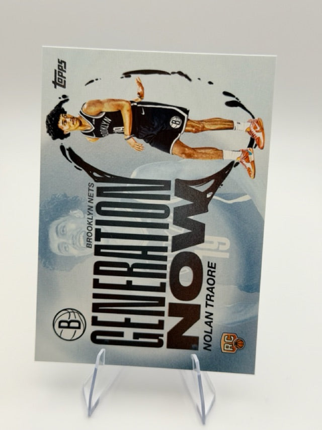 Nolan Traore 2025-26 Topps Generation Now #GN-19 (front);Nolan Traore 2025-26 Topps Generation Now #GN-19 (back)