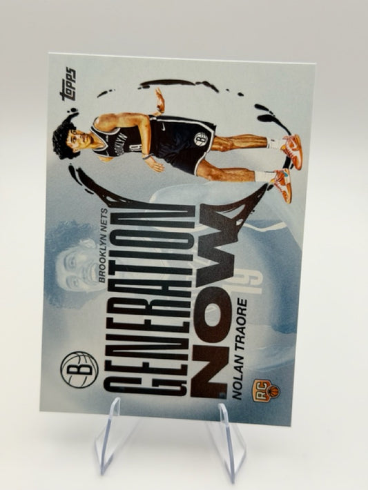 Nolan Traore 2025-26 Topps Generation Now #GN-19 (front);Nolan Traore 2025-26 Topps Generation Now #GN-19 (back)