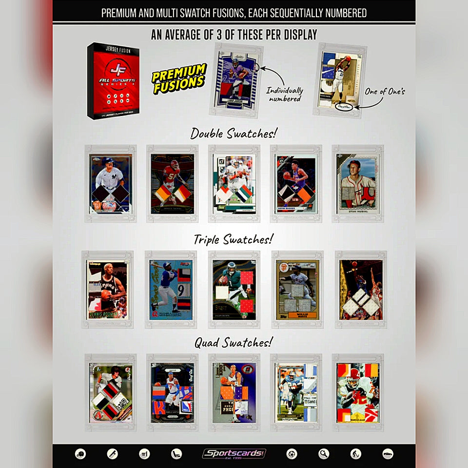 2025 Jersey Fusion All Sports Series 4 Hobby Mini Box