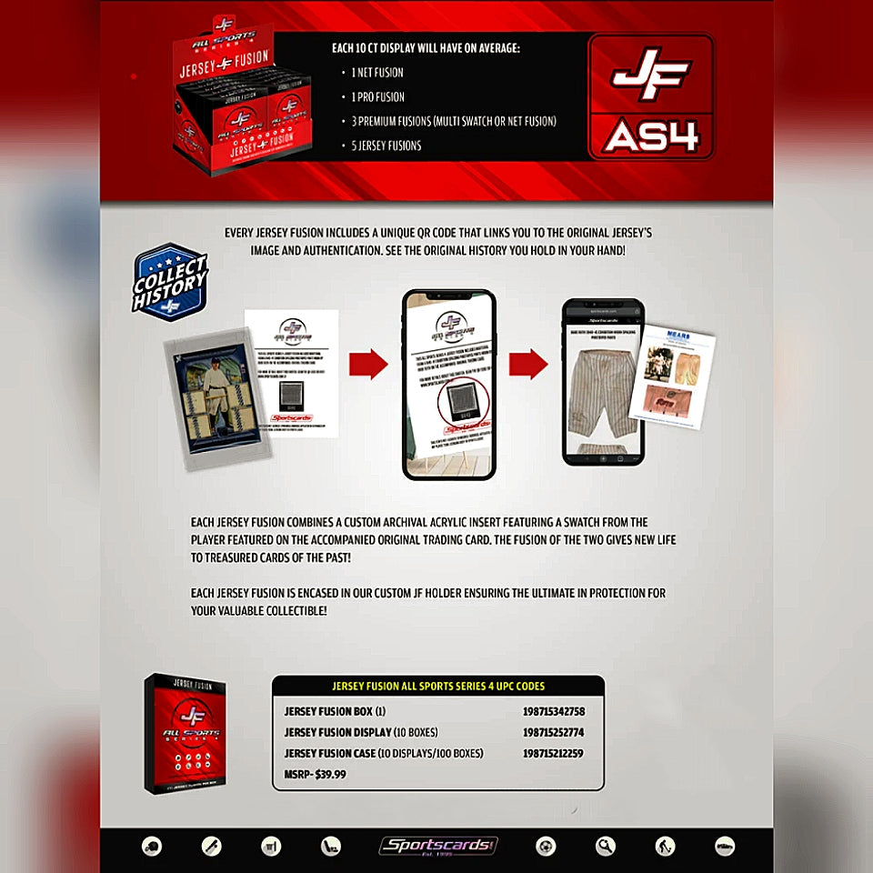 2025 Jersey Fusion All Sports Series 4 Hobby Master Box