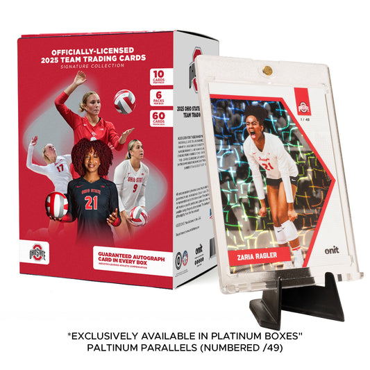 The Ohio State University Volleyball 2025 Trading Cards - Platinum Box (Guaranteed Autograph)